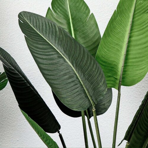 2x 160cm Artificial Green Indoor Traveler Banana Fake Decoration Tree Flower Pot Plant - Image 4
