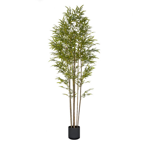 240cm Lucky Bamboo Tree Bambusa Vulgaris Artificial Plant 7 Branches Home Accent Decor