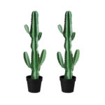 2x 105cm Green Artificial Indoor Cactus Tree Fake Plant Simulation Decorative 6 Heads
