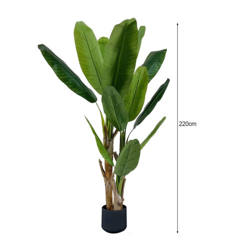 220cm Banna Plant Bird of Paradise Tree Artificial Plant Home Accent Decor - Image 6