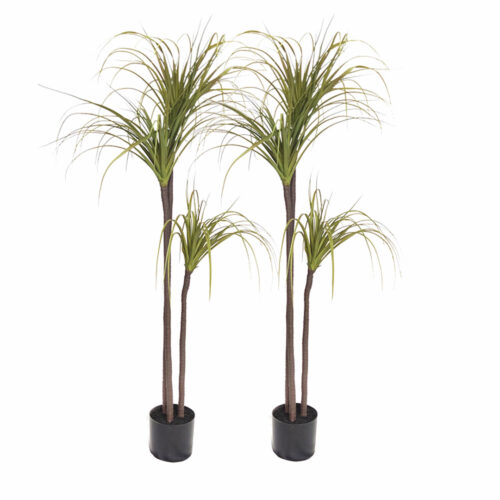 2x 145cm Artificial Dracaena Plant Fake Potted Simulation Tree Fake Plant Decor