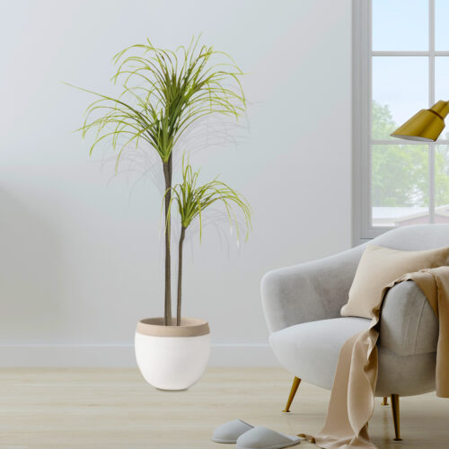2x 145cm Artificial Dracaena Plant Fake Potted Simulation Tree Fake Plant Decor - Image 5