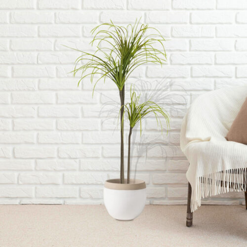 2x 145cm Artificial Dracaena Plant Fake Potted Simulation Tree Fake Plant Decor - Image 6