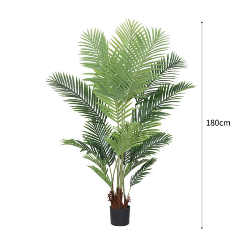 2x 180cm Artificial Swallowtail Sunflower Fake Decoration Tree Flower Pot Plant - Image 2