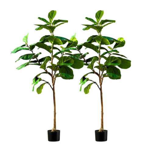 2x 155cm Green Artificial Indoor Qin Yerong Tree Fake Plant Simulation Decorative