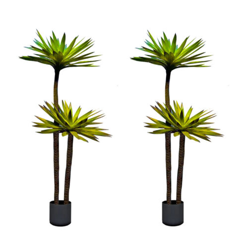 2x 150cm Yucca Tree Giant Palm Lily Living Room Artificial Plant Home Accent Decor