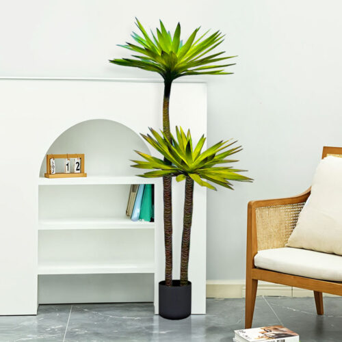 2x 150cm Yucca Tree Giant Palm Lily Living Room Artificial Plant Home Accent Decor - Image 3