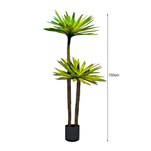 2x 150cm Yucca Tree Giant Palm Lily Living Room Artificial Plant Home Accent Decor - Image 5