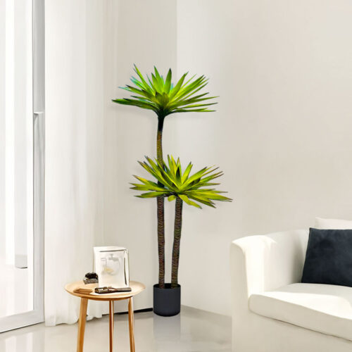 2x 150cm Yucca Tree Giant Palm Lily Living Room Artificial Plant Home Accent Decor - Image 6