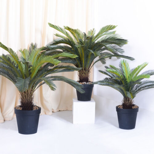 155cm Artificial Indoor Cycas Revoluta Cycad Sago Palm Fake Decoration Tree Pot Plant - Image 4