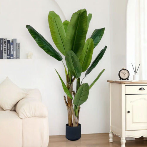 2x 190cm Banna Plant Bird of Paradise Tree Artificial Plant Home Accent Decor - Image 2