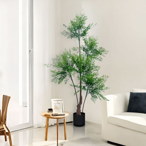 2x 180cm Nandina Heavenly Bamboo Tree Artificial Plant Home Accent Decor - Image 4