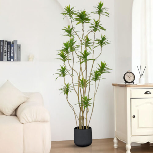 2x 190cm Lily Bamboo Plant Tree Living Room Artificial Plant Home Accent Decoration - Image 2
