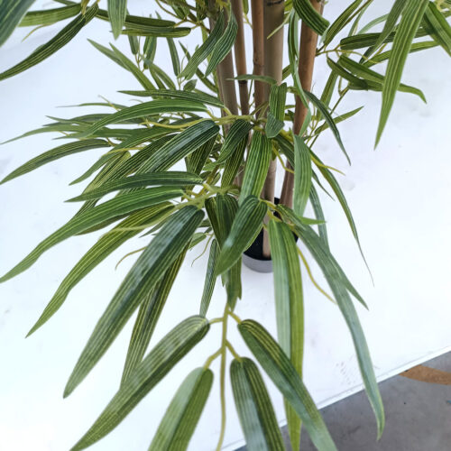 2x 240cm Lucky Bamboo Tree Bambusa Vulgaris Artificial Plant 7 Branches Home Accent Decor - Image 8