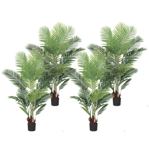 4x 165cm Artificial Swallowtail Sunflower Fake Decoration Tree Flower Pot Plant