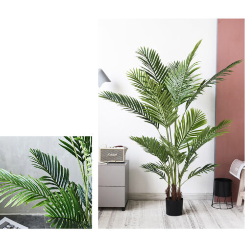 4x 165cm Artificial Swallowtail Sunflower Fake Decoration Tree Flower Pot Plant - Image 3