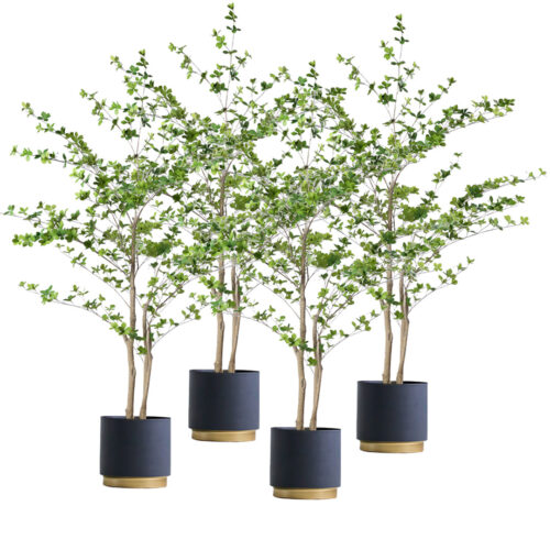 4x 150cm Green Artificial Indoor Watercress Tree Fake Plant Simulation Decorative