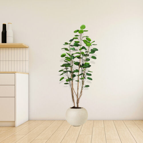 4x 150cm Plastic Potted Polyscias Scutellaria Plant Home Garden Artificial Tree Decor - Image 3
