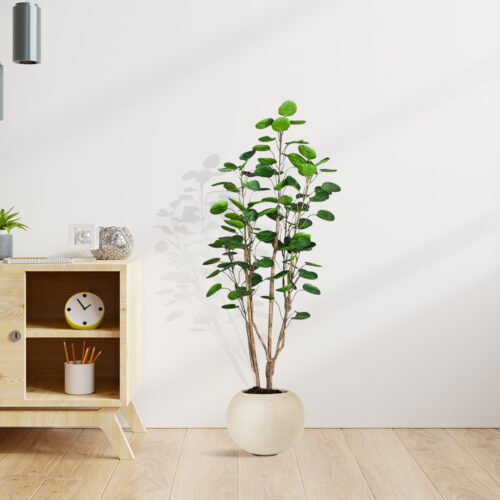 4x 150cm Plastic Potted Polyscias Scutellaria Plant Home Garden Artificial Tree Decor - Image 4