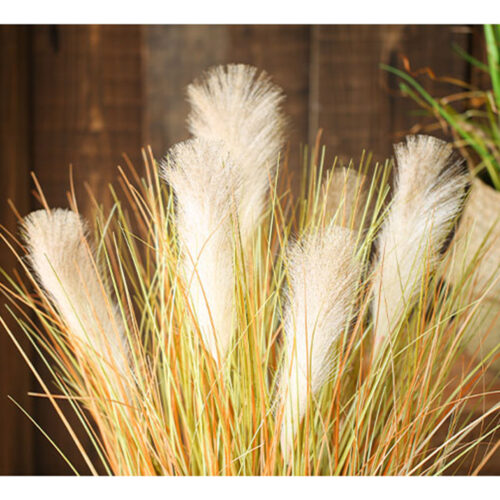 4x 137cm Artificial Indoor Potted Reed Bulrush Grass Tree Fake Plant Simulation Decorative - Image 4