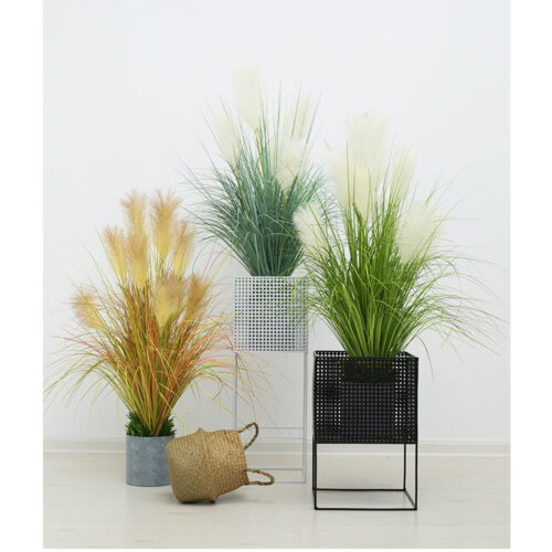 4x 137cm Artificial Indoor Potted Reed Bulrush Grass Tree Fake Plant Simulation Decorative - Image 6