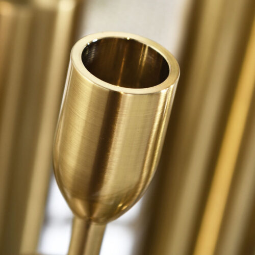 6pcs Gold Iron Taper Luxury Candlestick Candle Holder Stand Pillar - Image 7