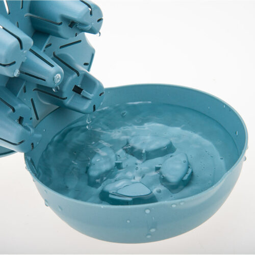 19.5 cm Blue Plastic Plant Pot Self Watering Planter Flower Bonsai Outdoor Garden Decor Set of 2 - Image 9