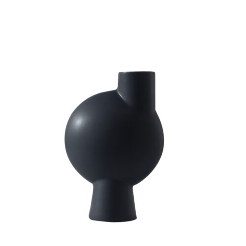 17.8x26.7cm Small Ornament a Modern Abstract Vase Decorative Object Unique Shape with Narrow Neck