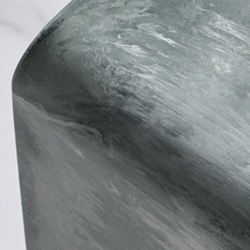 27cm Green Grey Square Resin Plant Flower Pot in Cement Pattern Planter Cachepot - Image 7