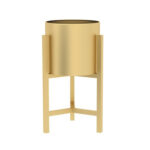 45CM Gold Metal Plant Stand with Flower Pot Holder Corner Shelf Rack Display