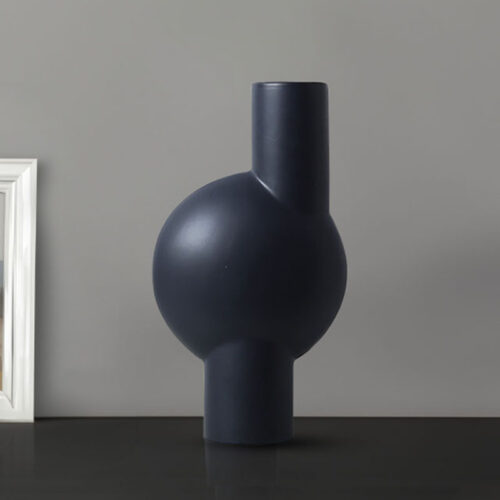 17x632cm Medium Ornament a modern abstract vase decorative object unique shape with narrow neck - Image 6