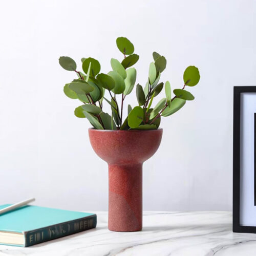 15x19.5cm Ornament Minimalist Nordic Versatile Ceramic Vase Modern Luxury Decorative - Image 2