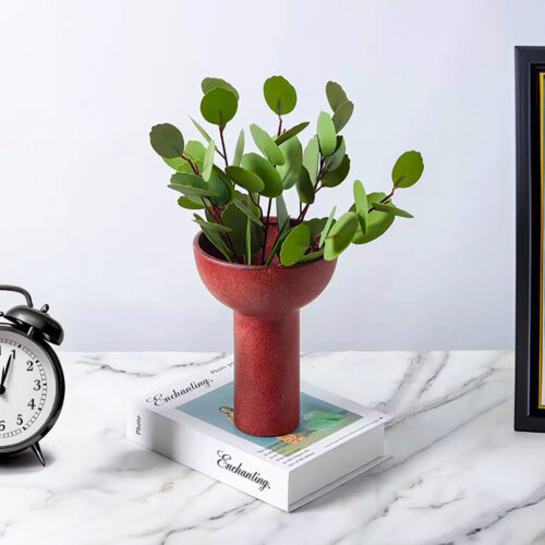 15x19.5cm Ornament Minimalist Nordic Versatile Ceramic Vase Modern Luxury Decorative - Image 3