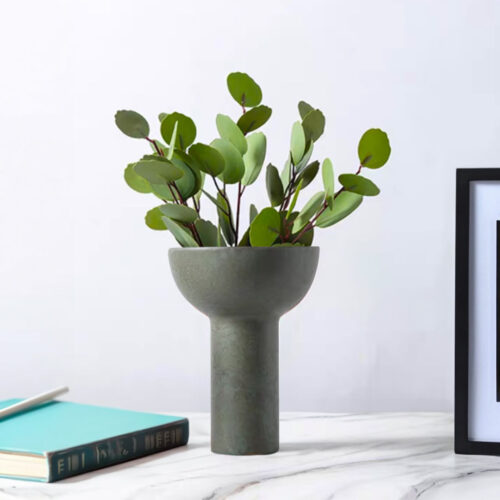 15x19.5cm Ornament Minimalist Nordic Versatile Ceramic Vase Modern Luxury Decorative - Image 2