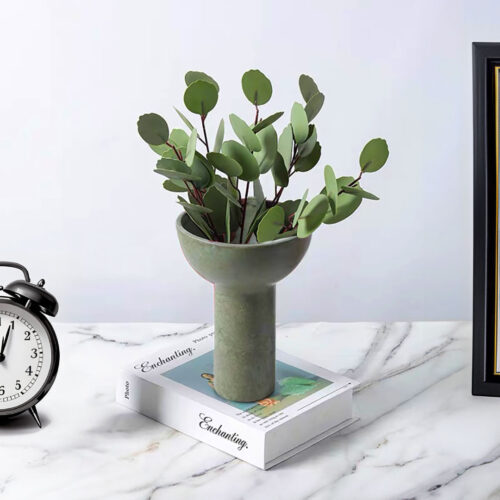 15x19.5cm Ornament Minimalist Nordic Versatile Ceramic Vase Modern Luxury Decorative - Image 3