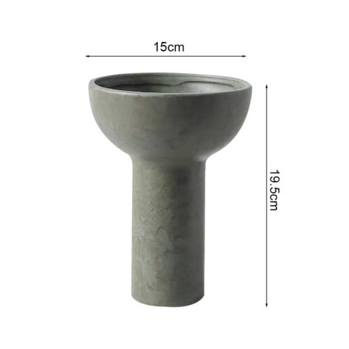 15x19.5cm Ornament Minimalist Nordic Versatile Ceramic Vase Modern Luxury Decorative - Image 5