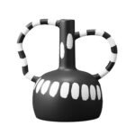 26.5x17cm Ornament Vase with Polka Dot Handicraft Decorations Decor