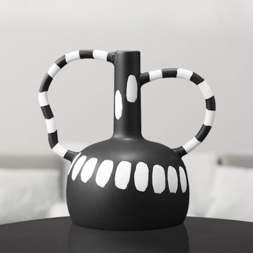 26.5x17cm Ornament Vase with Polka Dot Handicraft Decorations Decor - Image 4