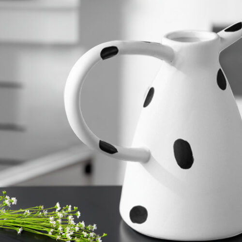2x 23.5x11cm Ornament Vase with Polka Dot Handicraft Decorations Decor - Image 6