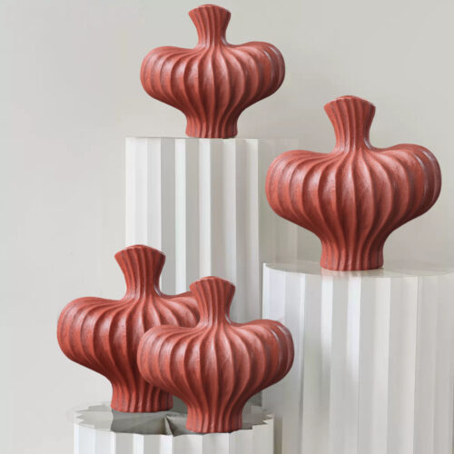 25X24cm Small Ornament Vases Countertop Porch Crafts Decor - Image 3