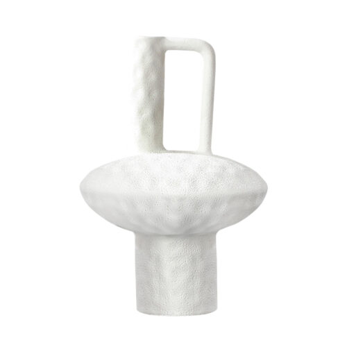 20x30cm Ornament Contemporary White Ceramic Vase Decorative