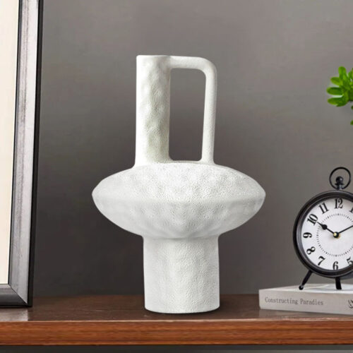 20x30cm Ornament Contemporary White Ceramic Vase Decorative - Image 7