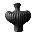 28X30cm Large Ornament Black Vases Countertop Porch Crafts Decor