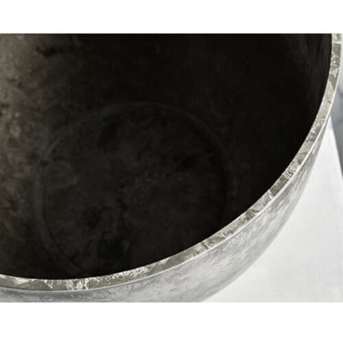 2x 27cm Rock Grey Round Resin Plant Flower Pot in Cement Pattern Planter Cachepot - Image 7