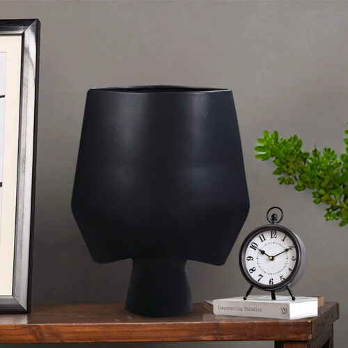 33x43cm Large Ornament Bodhi House Ceramic Handcrafted Modern Abstract Square Vase Decor - Image 5