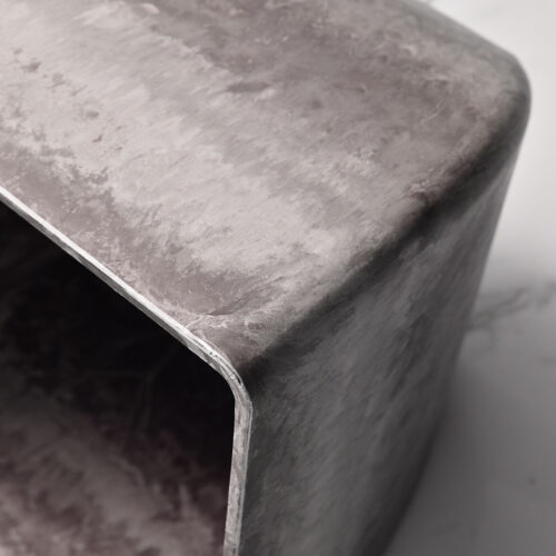 2x 32cm Rock Grey Square Resin Plant Flower Pot in Cement Pattern Planter Cachepot - Image 6