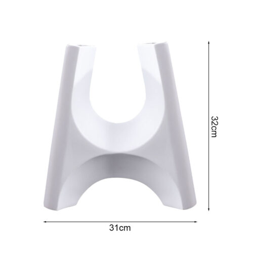 2x 31x32cm Ornament Modern Minimalist Bottle Holder Cylindrical Stand Plant Pots - Image 5