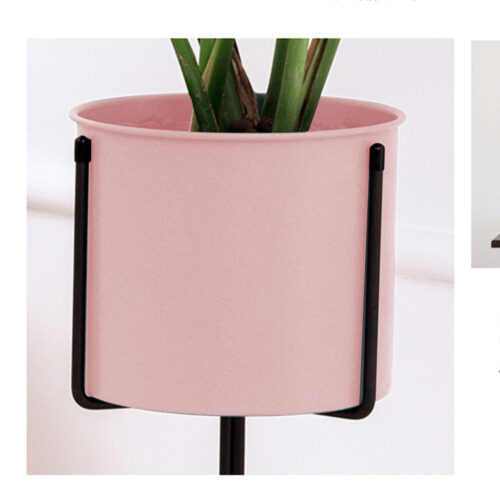 2x 70cm Tripod Flower Pot Plant Stand Pink Flowerpot Holder Rack Indoor Display - Image 7