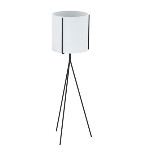 2x 80cm Tripod Flower Pot Plant Stand with White Flowerpot Holder Rack Indoor Display - Image 3