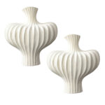 2x 28X30cm Large Ornament Vases Countertop Porch Crafts Decor